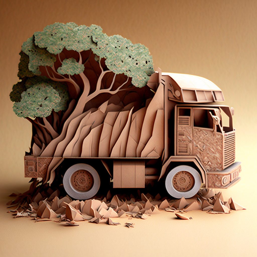 Maquinaria de reciclaje de papel transformando la basura en materiales reutilizables